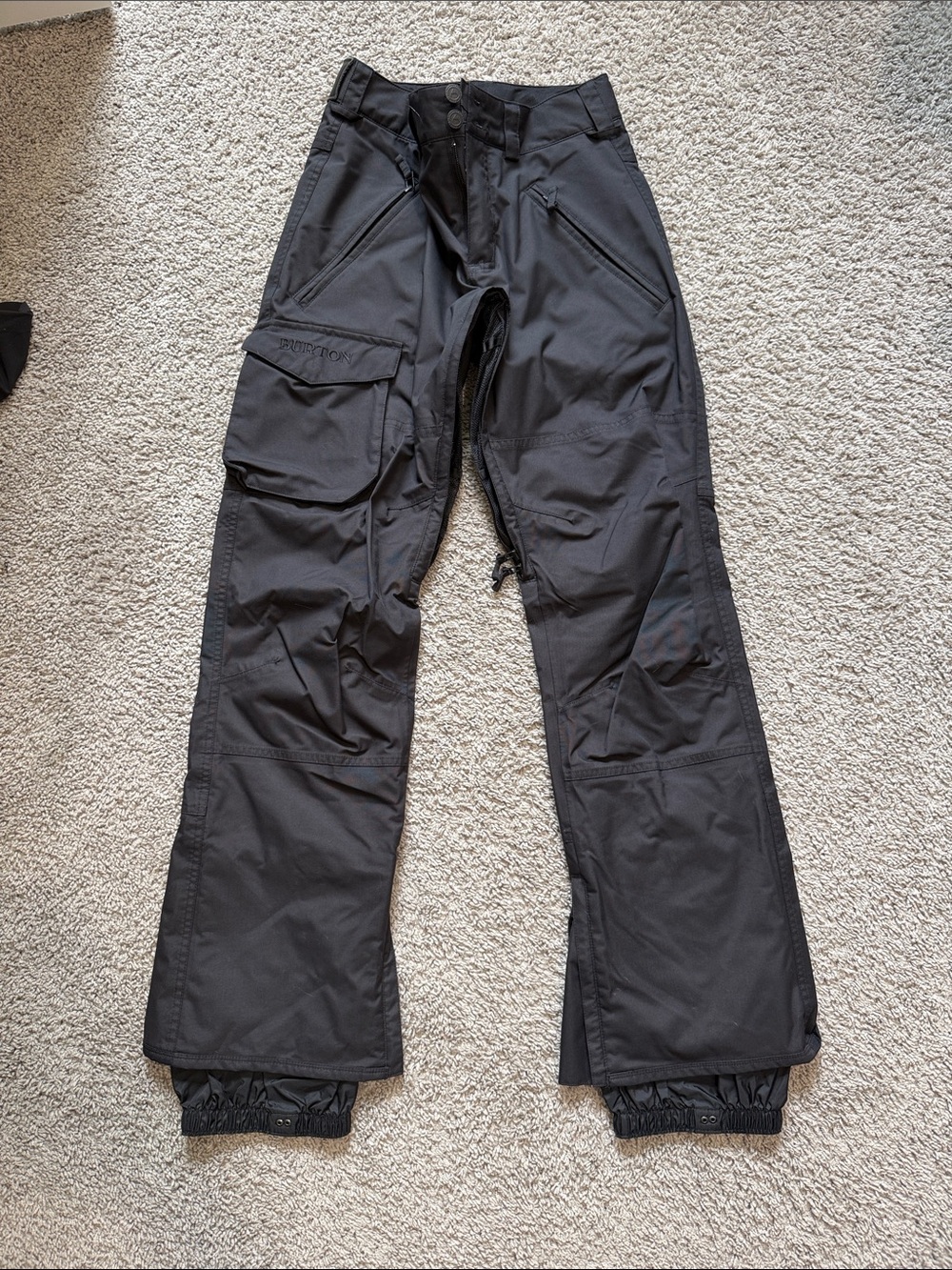 Burton Men's Black Cargo Snow Pants